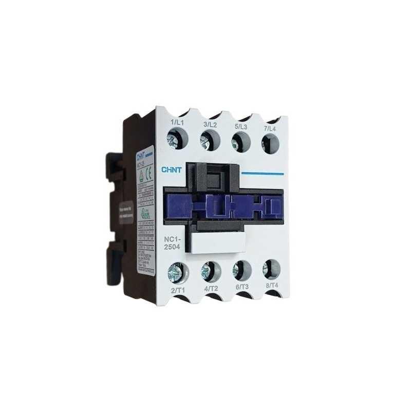 Contactor NC1, 25A 4P 11KW (AC3/380V) control 220 Vac