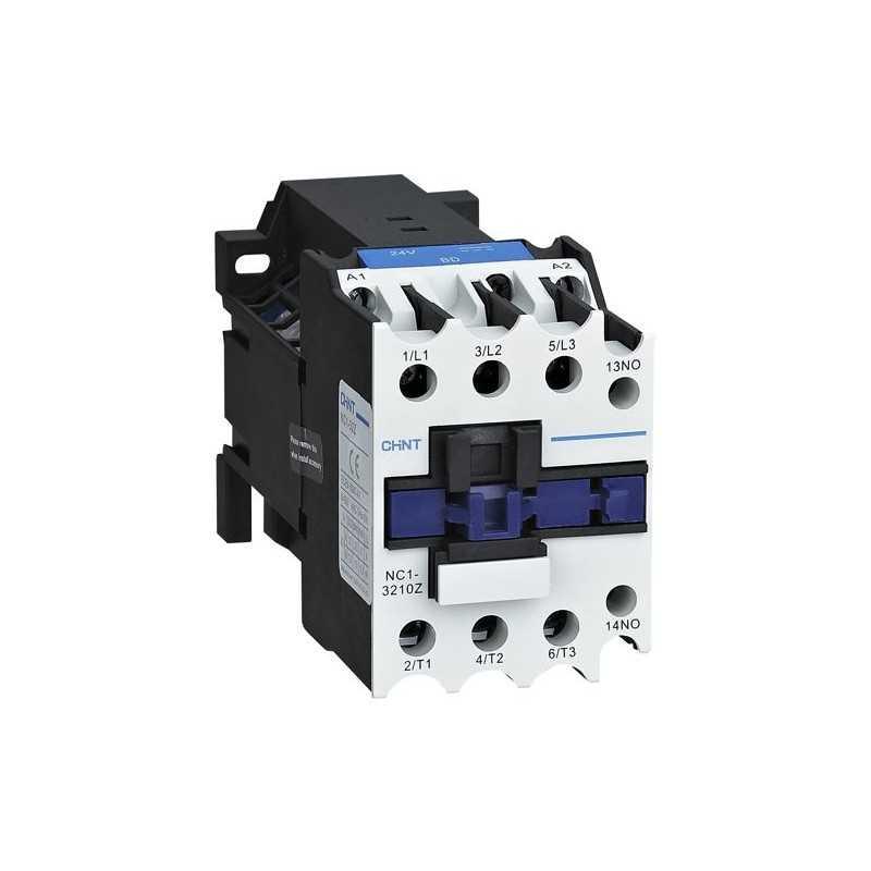 Contactor NC1, 32A 3P+1NA 7.5KW (AC3/380V) control 24 VDC