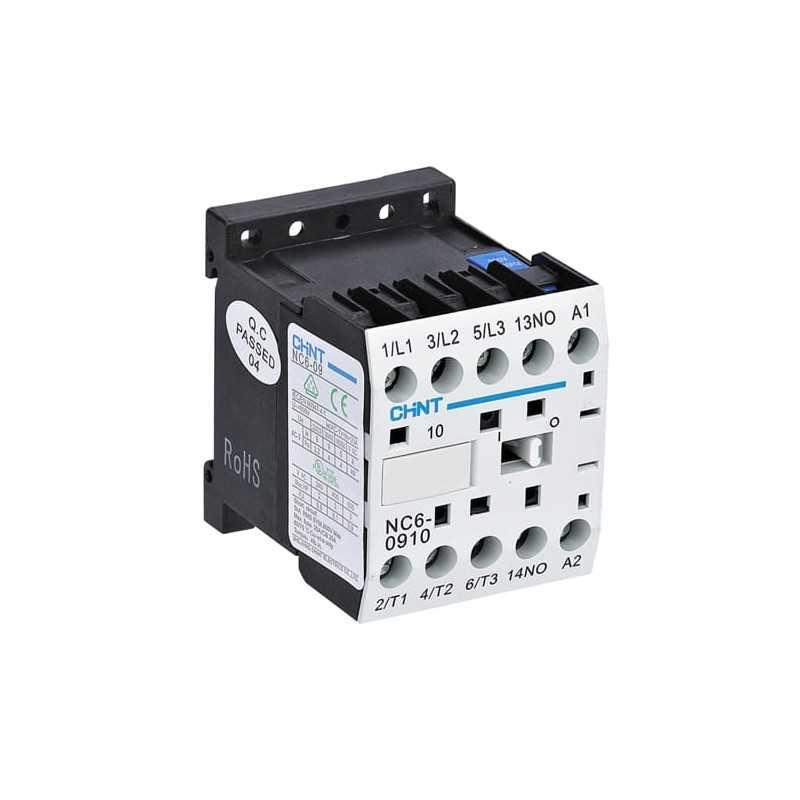 Mini Contactor NC6 6A,3P+1NA AC3