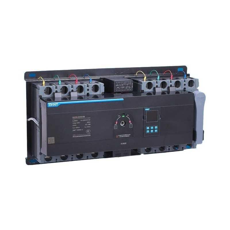 Transferencia Automatica ATSE tipo CB 4P 400V, 800A, 65KA, rele y breaker
