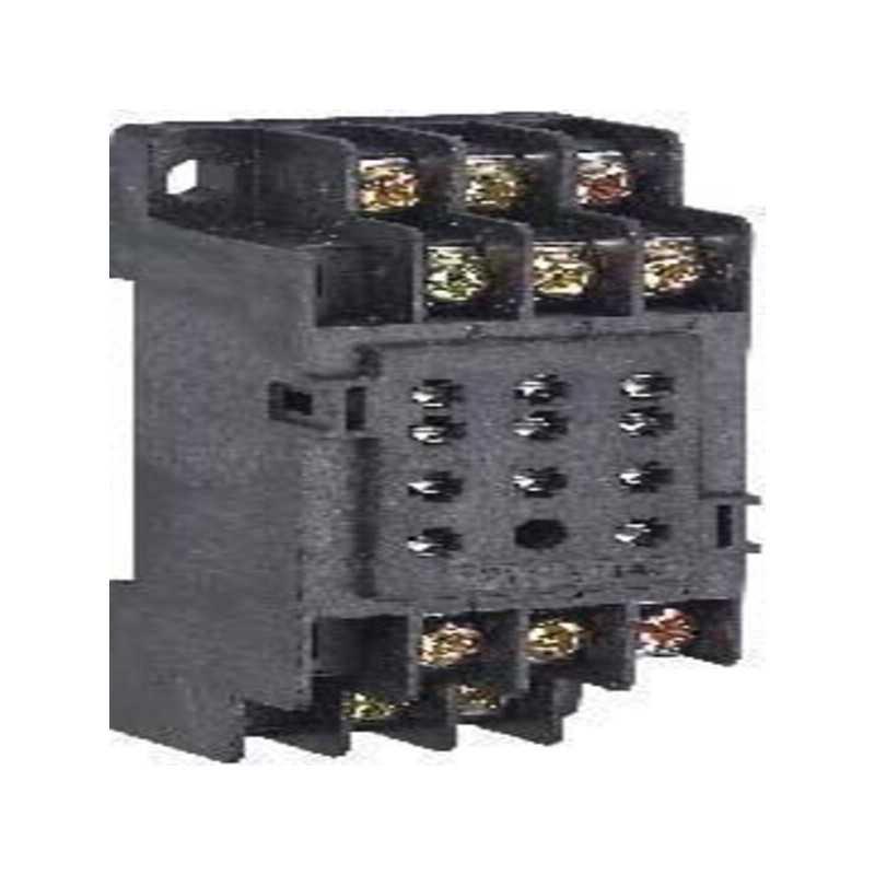 Minirele JZX, bob 12Vdc, 3NC/NA, con indicador led