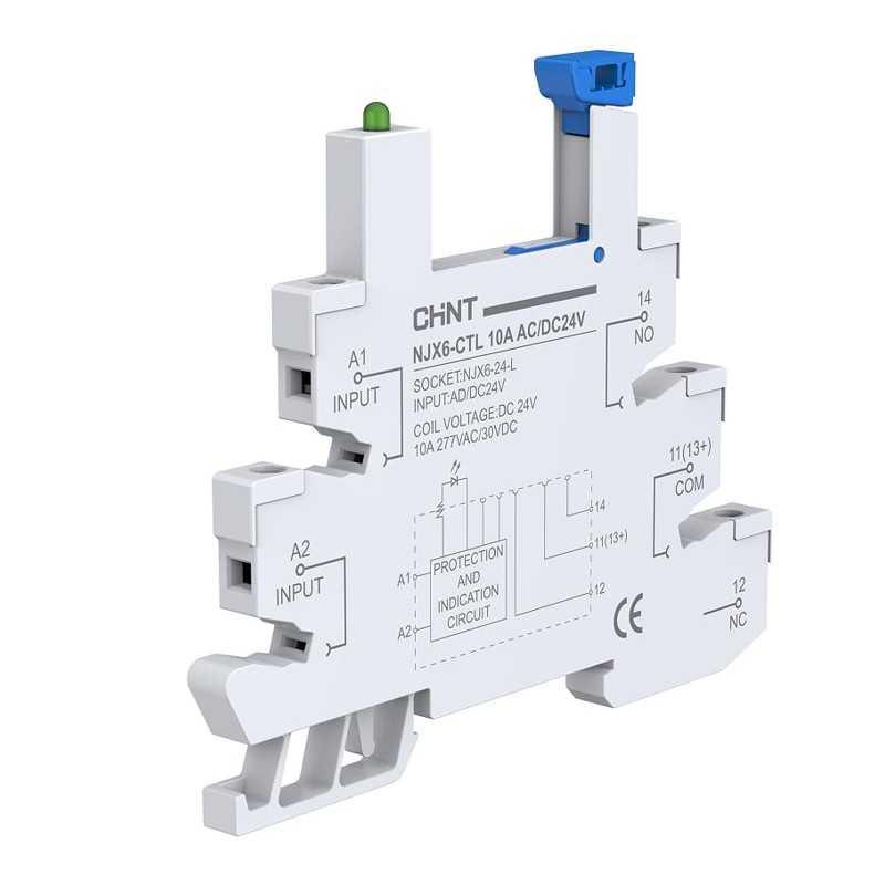 Base Rele interfaz 110V 1NA/NC