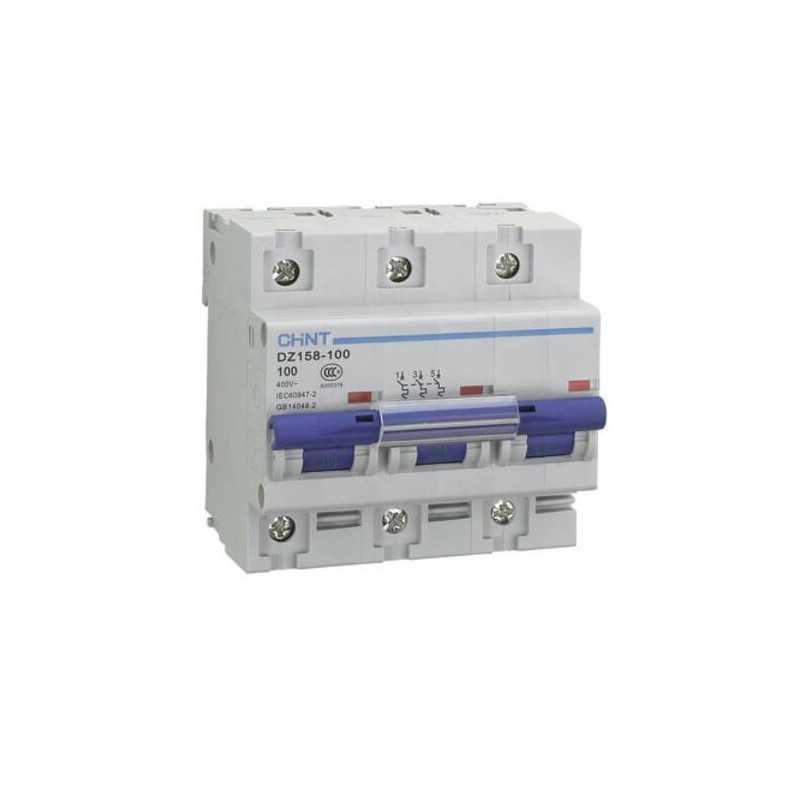 Interruptor termomagnético 100A, 400V, 3 polos, 6/10kA