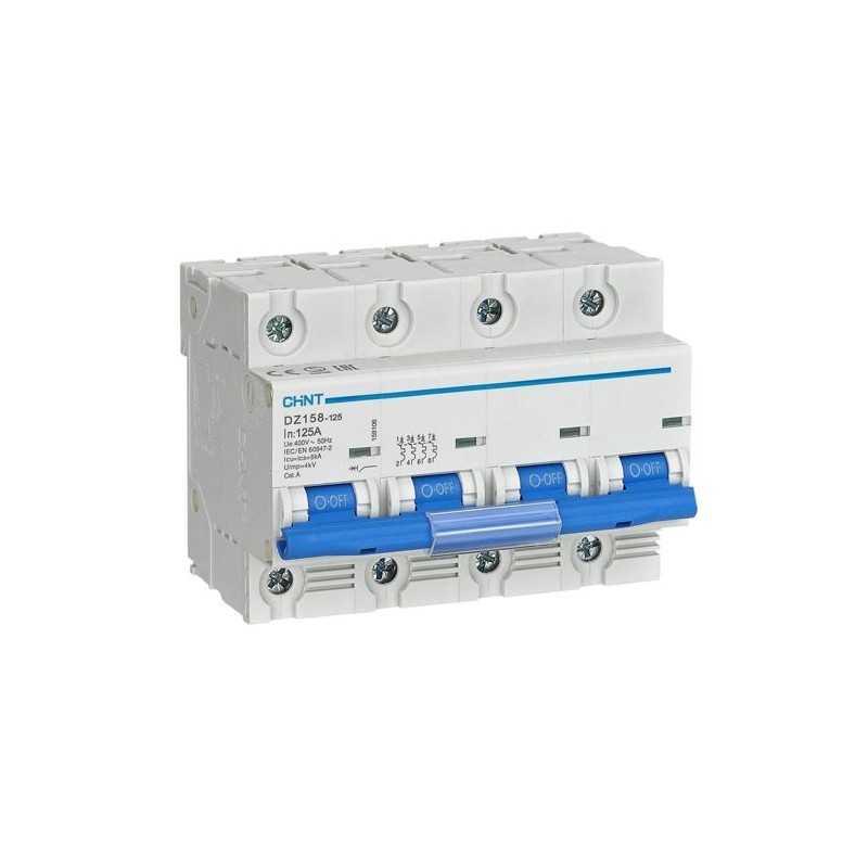 Interruptor termomagnético MCCB 4p 100A, 230/400V, 10kA