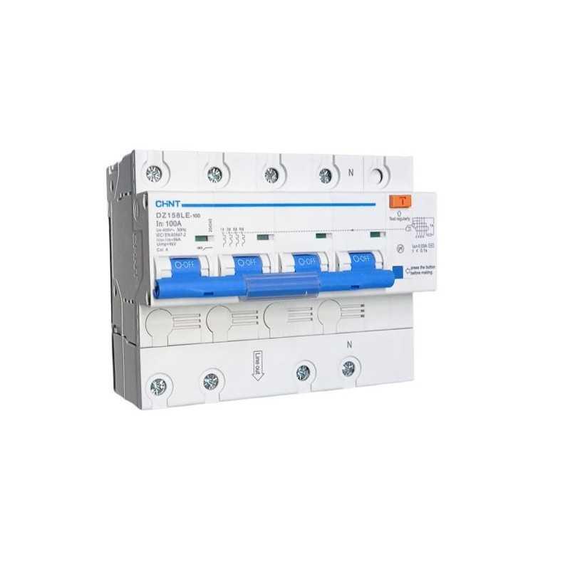 Interruptor diferencial 4Px80A 30mA 6KA DZ158LE