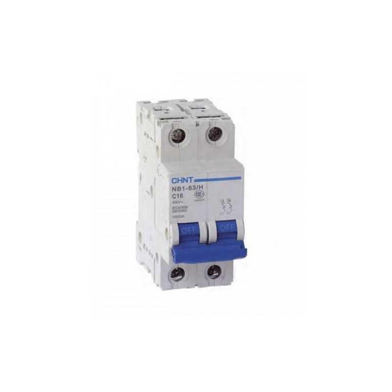 Interruptor Industrial curva D 2Px6A, 10kA IEC60947-2