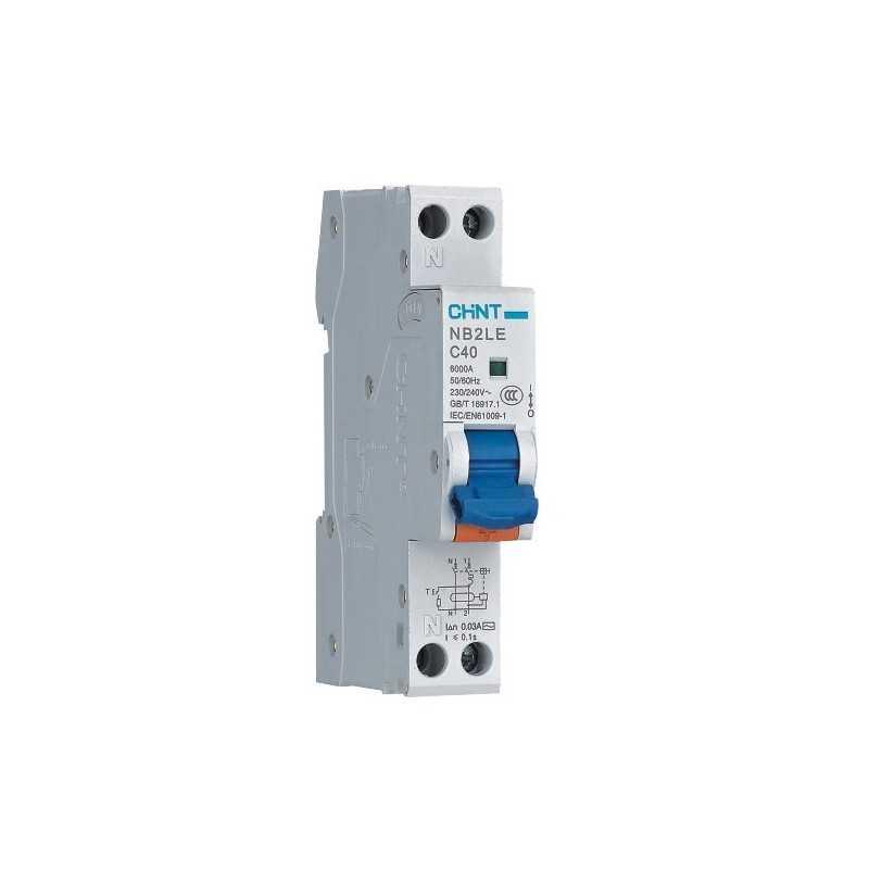 Automatico 1P+N 40A curva B +diferencial 30mA tipo A