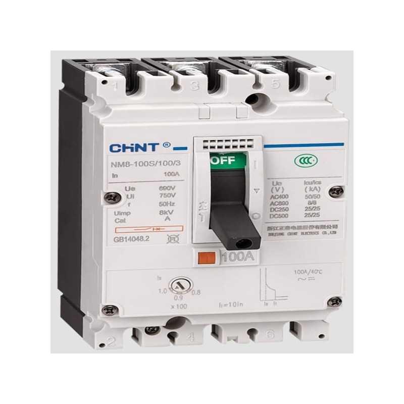 Interruptor Automático 3P NM8-125S 16A (12,8-16), 0.8-1 In, 415V:50kA