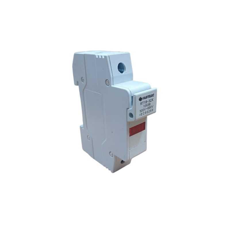 Seccionador fusible 1P Ø10x38mm 500V