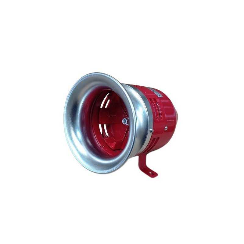 Sirena Metálica Motorizada 220v, Ø5pulgadas 110dB