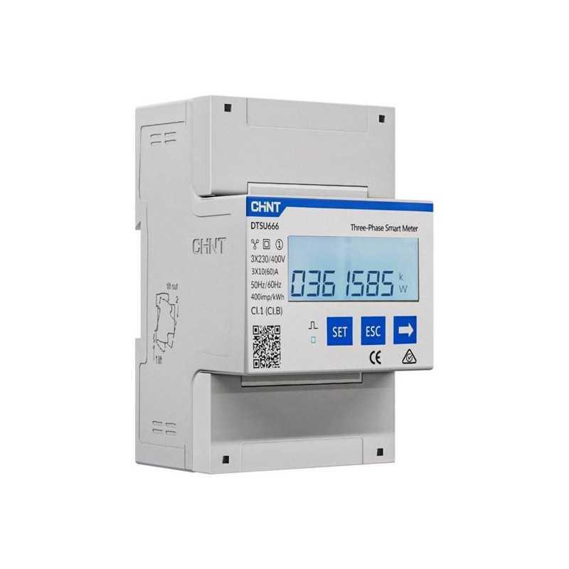 Medidor energia (remarcador) 1.5(6)A 3P+N RS485, montaje DIN