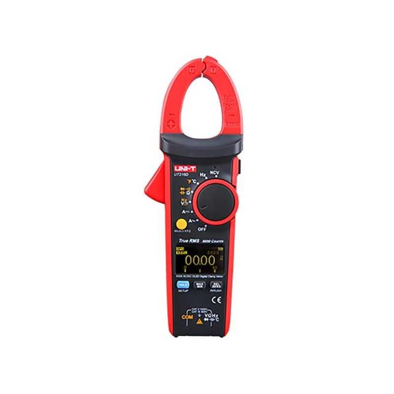 Mini Amperímetro de tenaza 600 A CA/CD l 1,000 V CD l 750 V