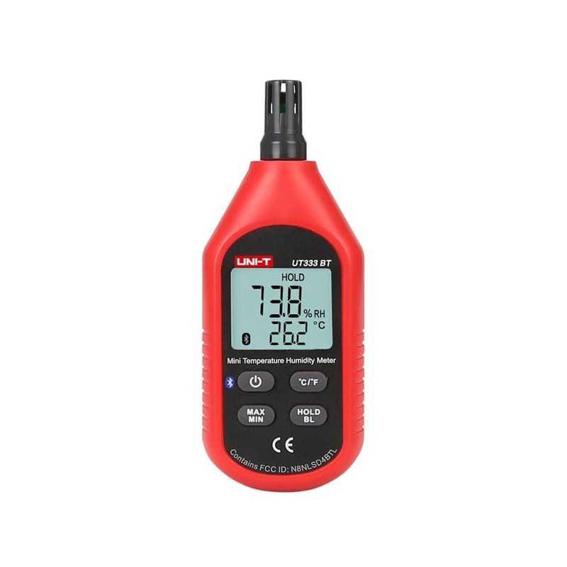 Med. de Temp. y Hum., c/Bluetooth, -10 a 60°C y 0 a 100%HR
