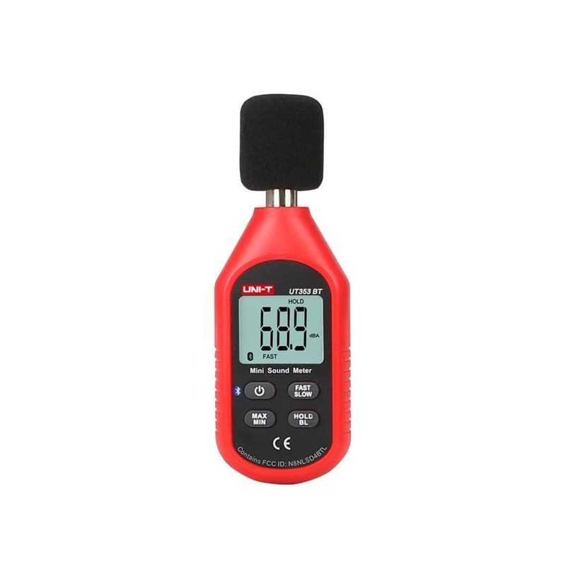 Medidor de sonido, c/Bluetooth, 30 a 130dB