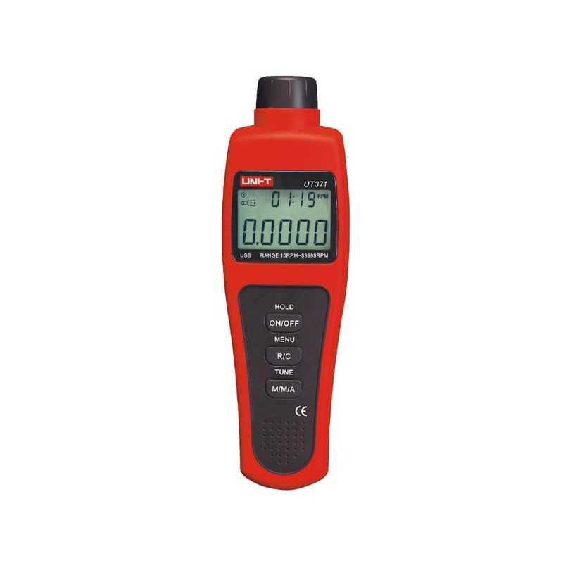 Tacometro sin contacto, 10 a 99999 RPM