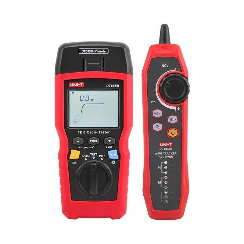 Tester cables Coaxial/Ethernet UTP/FTP RJ11/RJ45 500m max.