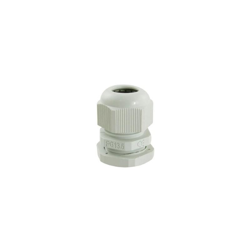 Prensaestopa pvc PG13.5 c/ tuerca p/ cable Ø6-12mm,IP 68