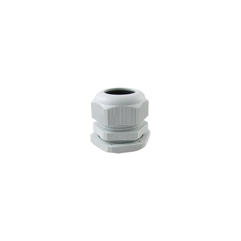 Prensaestopa pvc PG36 c/ tuerca p/ cable Ø22-32mm, IP68