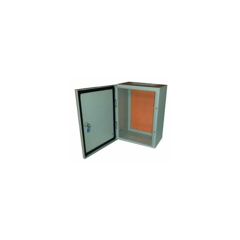 Caja metal 1000x800x300mm RAL7035 placa RAL2004