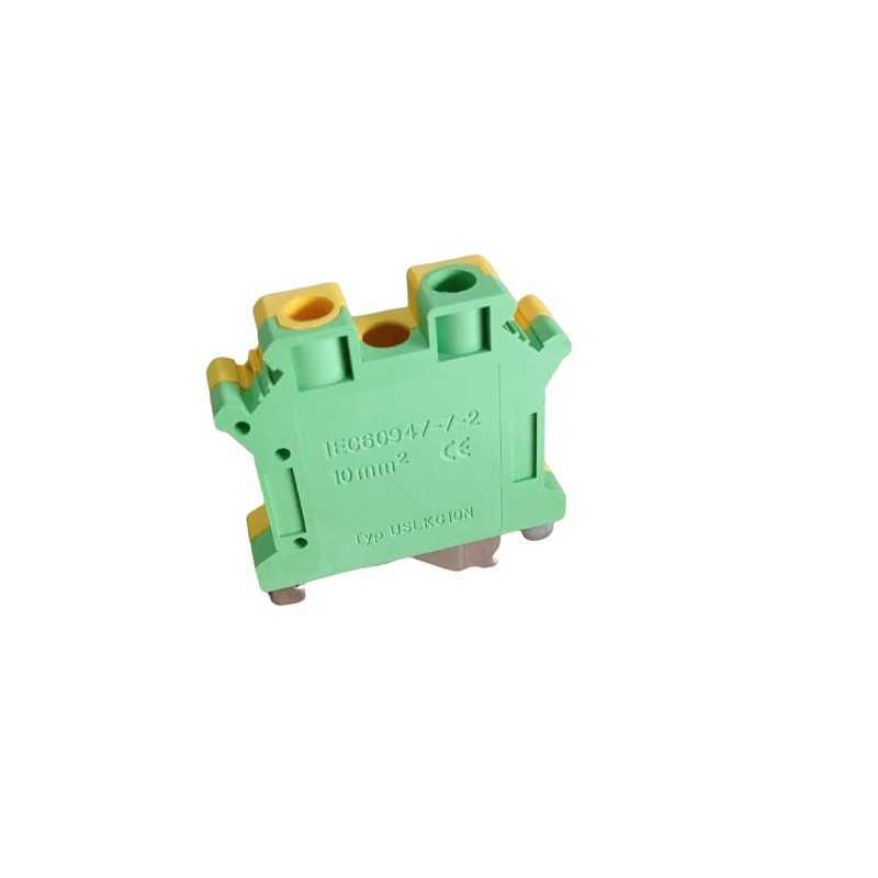 Borne tierra 16mm² (22-6AWG) verde