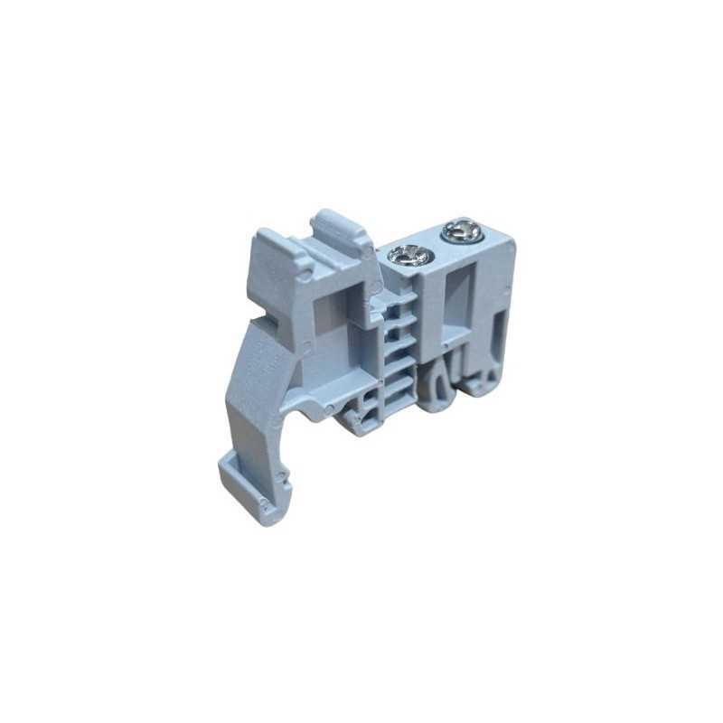 Tope con tornillo para borne, gris