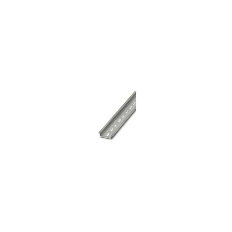 Riel DIN tipo TS-35 aluminio perforado 35x7.5mm (en tira 1m)