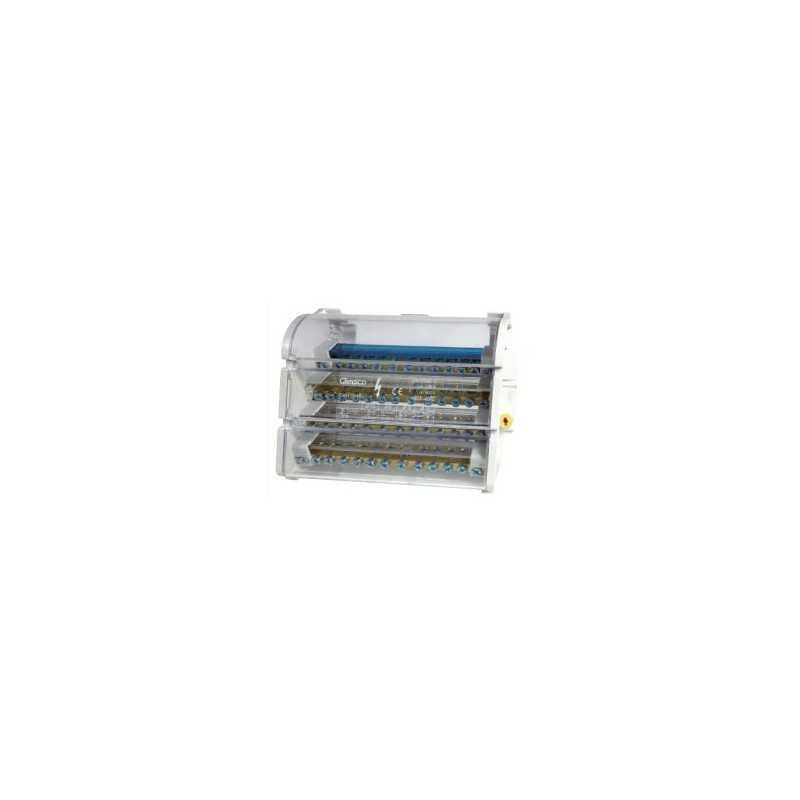 Repartidor 4P 12 salidas, 160A 500Vac montaje DIN