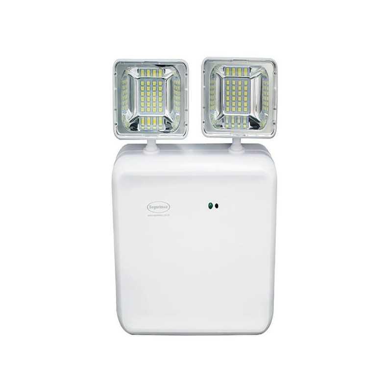 Ilumin. de emergencia LED, 2 focos, 1000 Lum. Ni/Cd, IP20, SEC