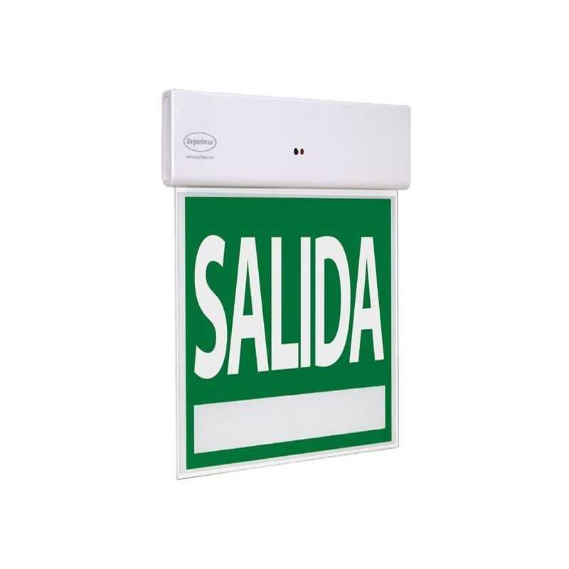 Señalizacion SALIDA, Led, 1 lado, 220V, 50Hz, Ni/Cd, SEC