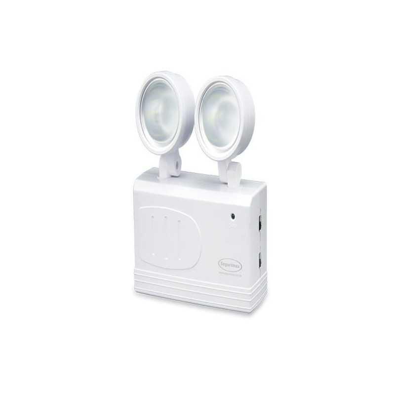 Ilum. EMERGENCIA, IP20, 8Led (4xfoco), 220V, 2W, 200Lm-Litio