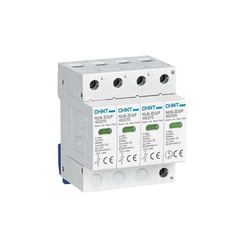 Supresor transiente 3P+N 385Vac, Imax 40kA, 1.8kV
