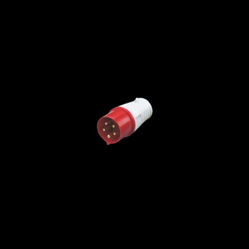 Enchufe macho volante IP44 32A 380V 3P+N+T