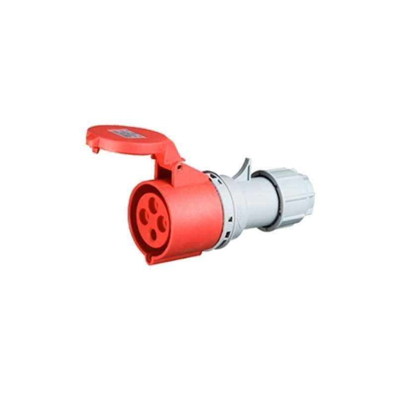 Enchufe Hembra, volante, 3P+T, 16A, IP67