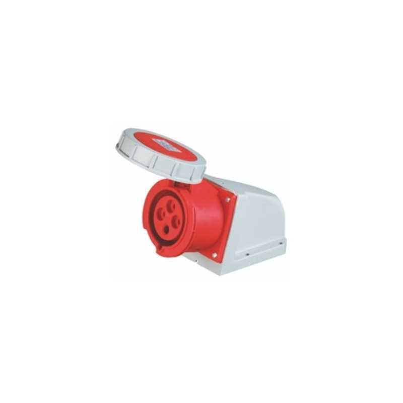 Enchufe Hembra Fijo Sobrepuesto, 3P+T, 32A, IP67