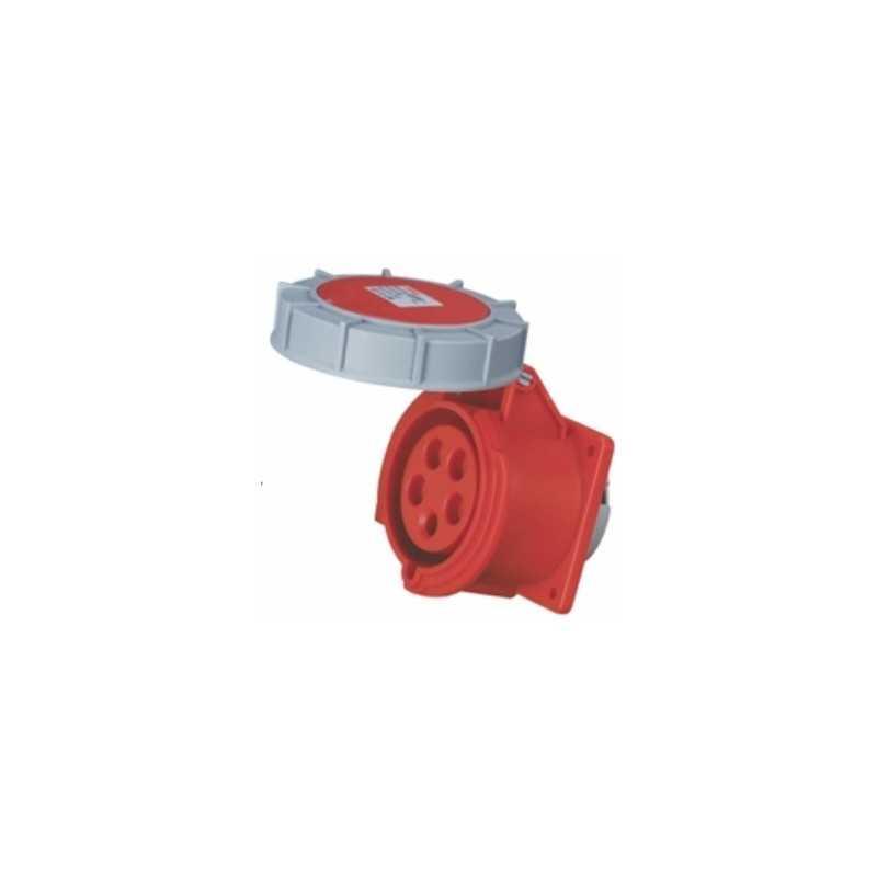 Enchufe Hembra Fijo Embutido, 3P+N+T, 32A, IP67