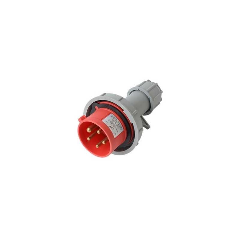 Enchufe Macho, volante, 3P+N+T, 16A, IP67